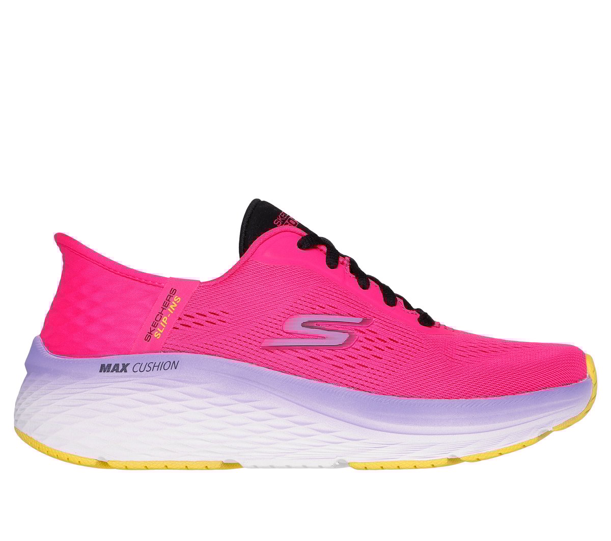 Skechers Slip-ins: Max Cushioning Elite 2.0 Sneaker in Raspberry, Größe 37, Vegan, in der Maschine waschbar