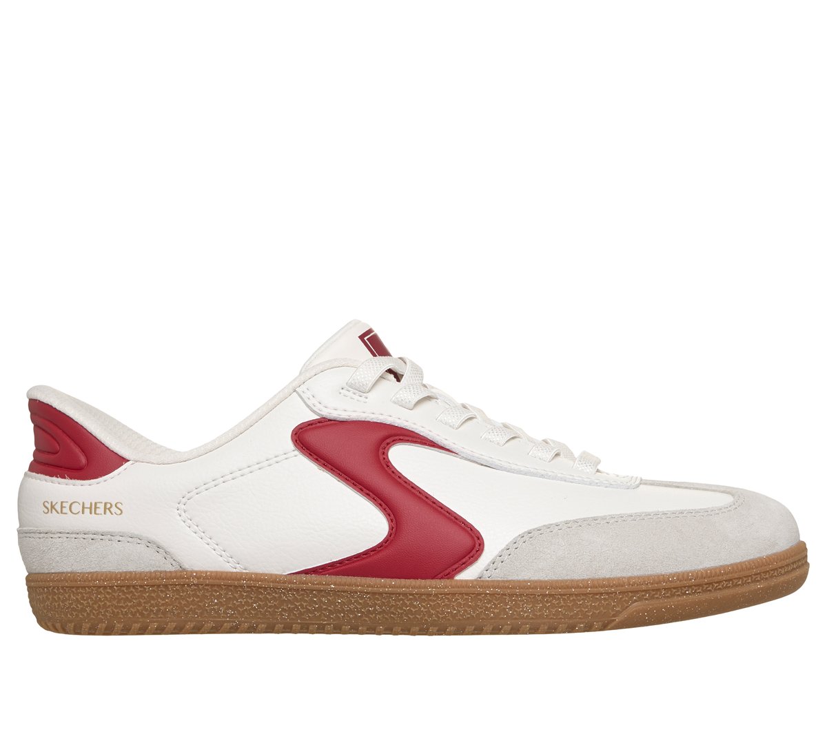 Skechers Donna Slip-ins: Hotshot - Perfect Choice Sneaker in Bianco/Rosso, Taglia 35 - 185322