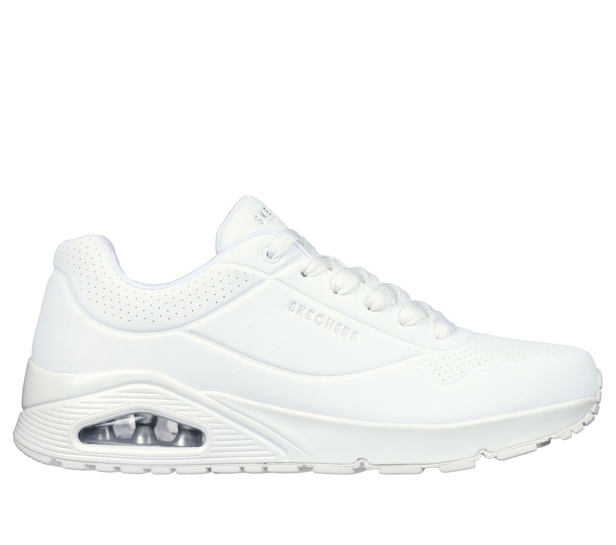 Skechers Uno - Stand On Air Sneaker in Weiss, Größe 41