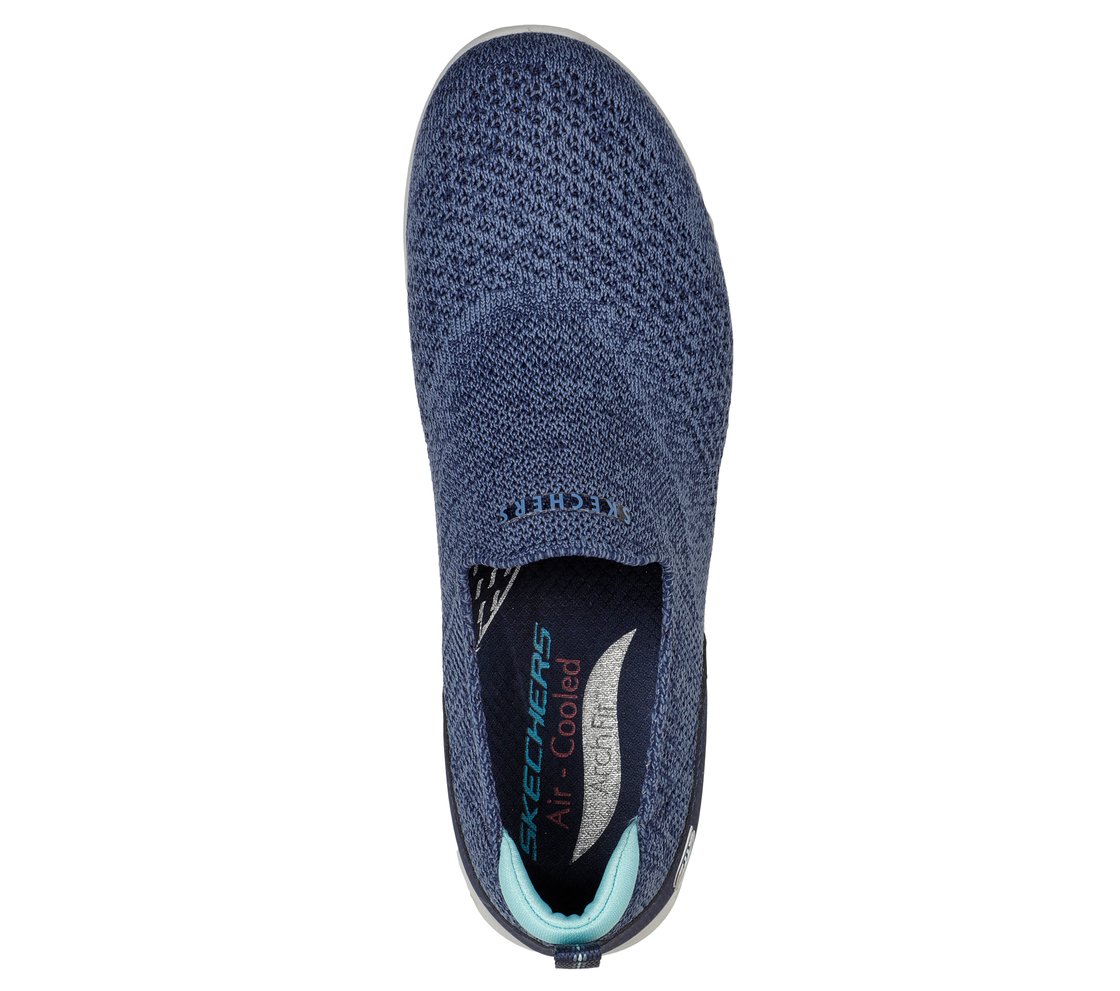 ARCH FIT REFINE - DON'T GO, NAVY/BLUE Footwear Top View