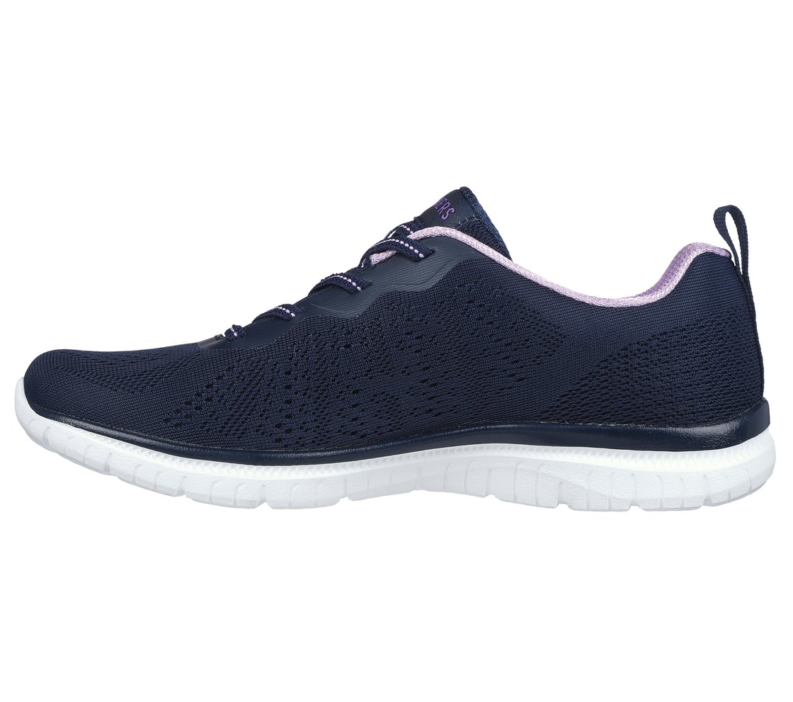 VIRTUE, NAVY/LAVENDER Footwear Left View