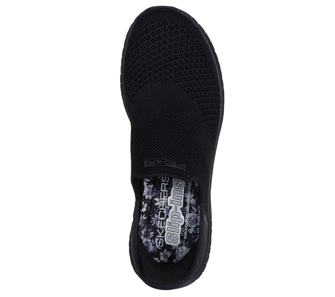 SKECHERS SLIP-INS: VIRTUE - SLEEK, BBLACK Footwear Top View