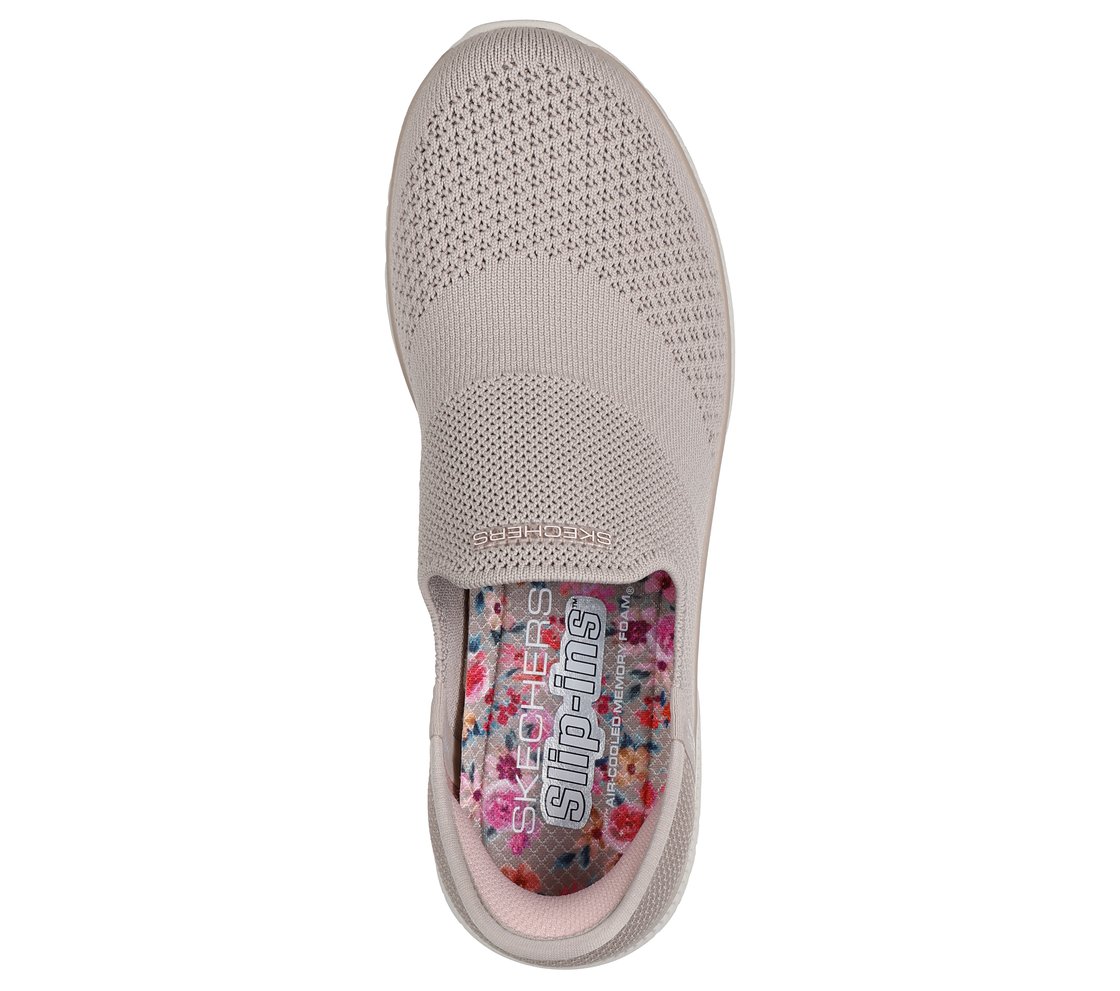 SKECHERS SLIP-INS: VIRTUE - SLEEK, TTAUPE Footwear Top View