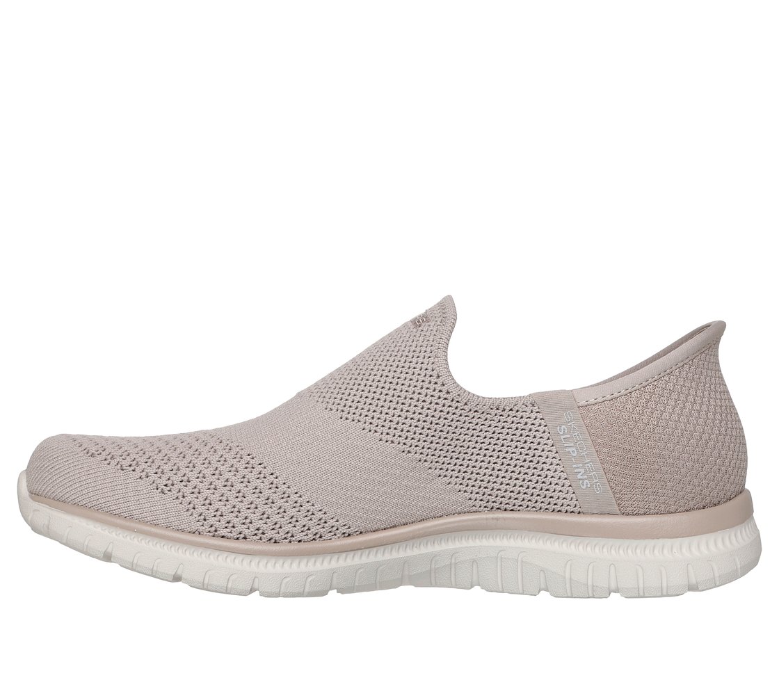 SKECHERS SLIP-INS: VIRTUE - SLEEK, TTAUPE Footwear Left View