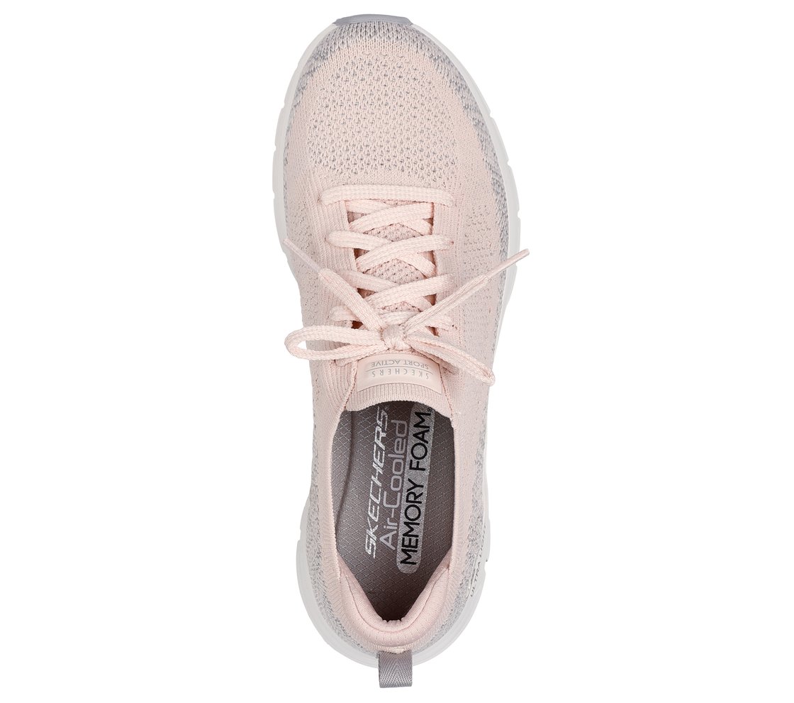 PURE FLEX - PULSE, PINK/GRAY Footwear Top View