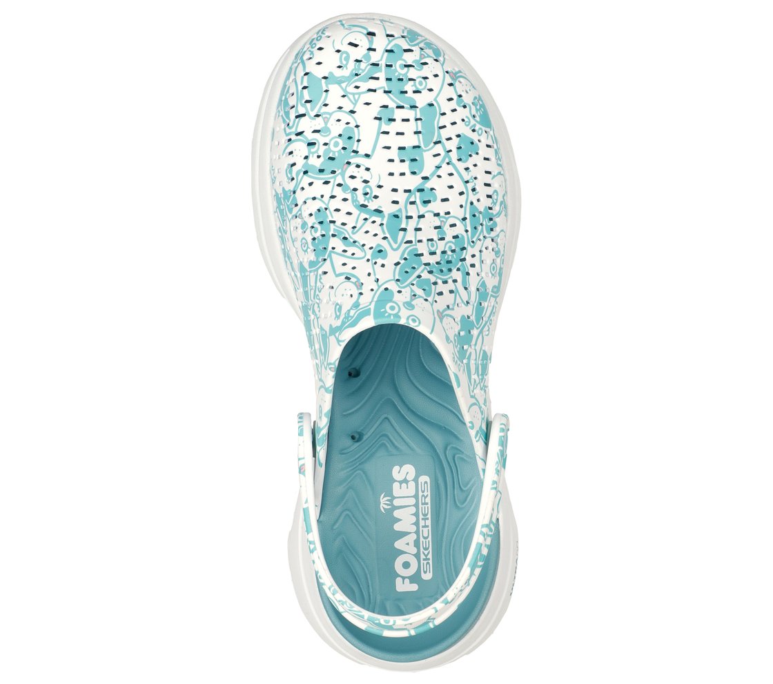 GO WALK 5 - FUR REAL,  Footwear Top View
