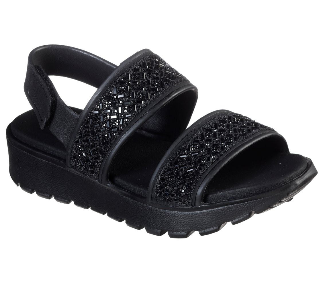 FOOTSTEPS - GLAM PARTY, BBLACK Footwear Lateral View