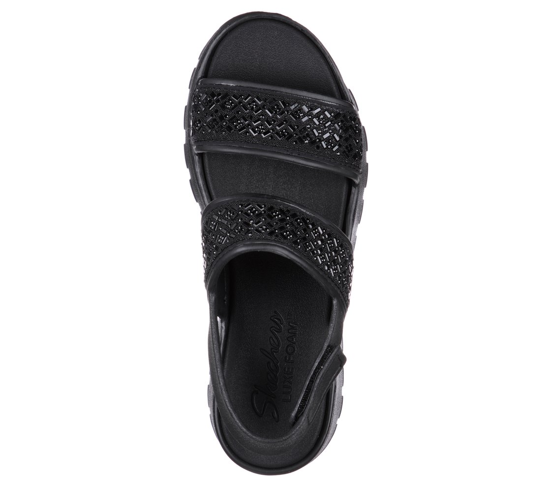 FOOTSTEPS - GLAM PARTY, BBLACK Footwear Top View