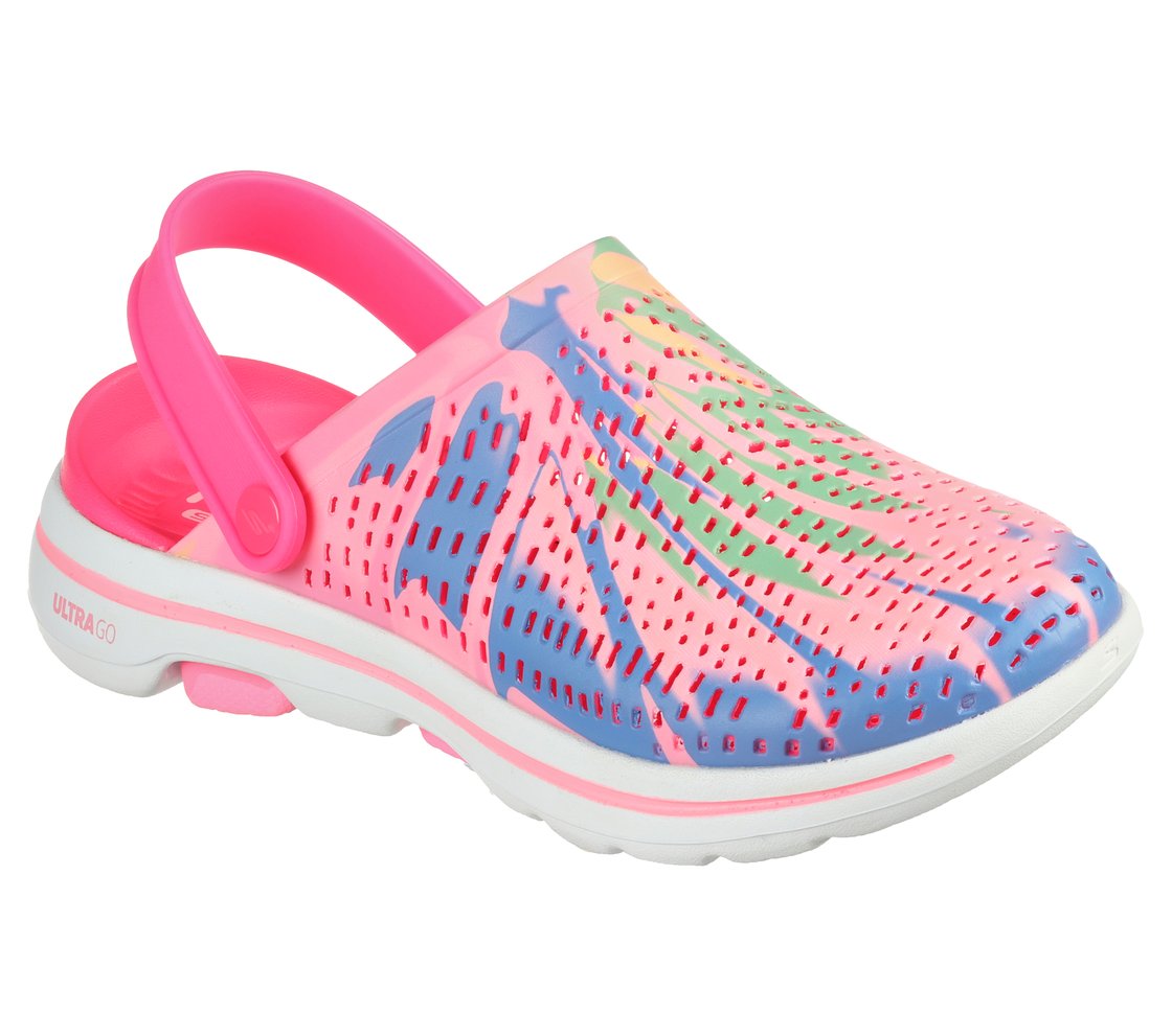 GO WALK 5 FOAMIES - PSYCHADEL,  Footwear Right View