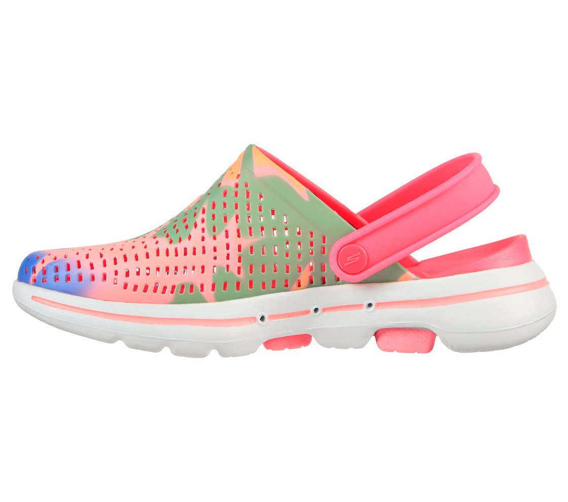 GO WALK 5 FOAMIES - PSYCHADEL,  Footwear Left View