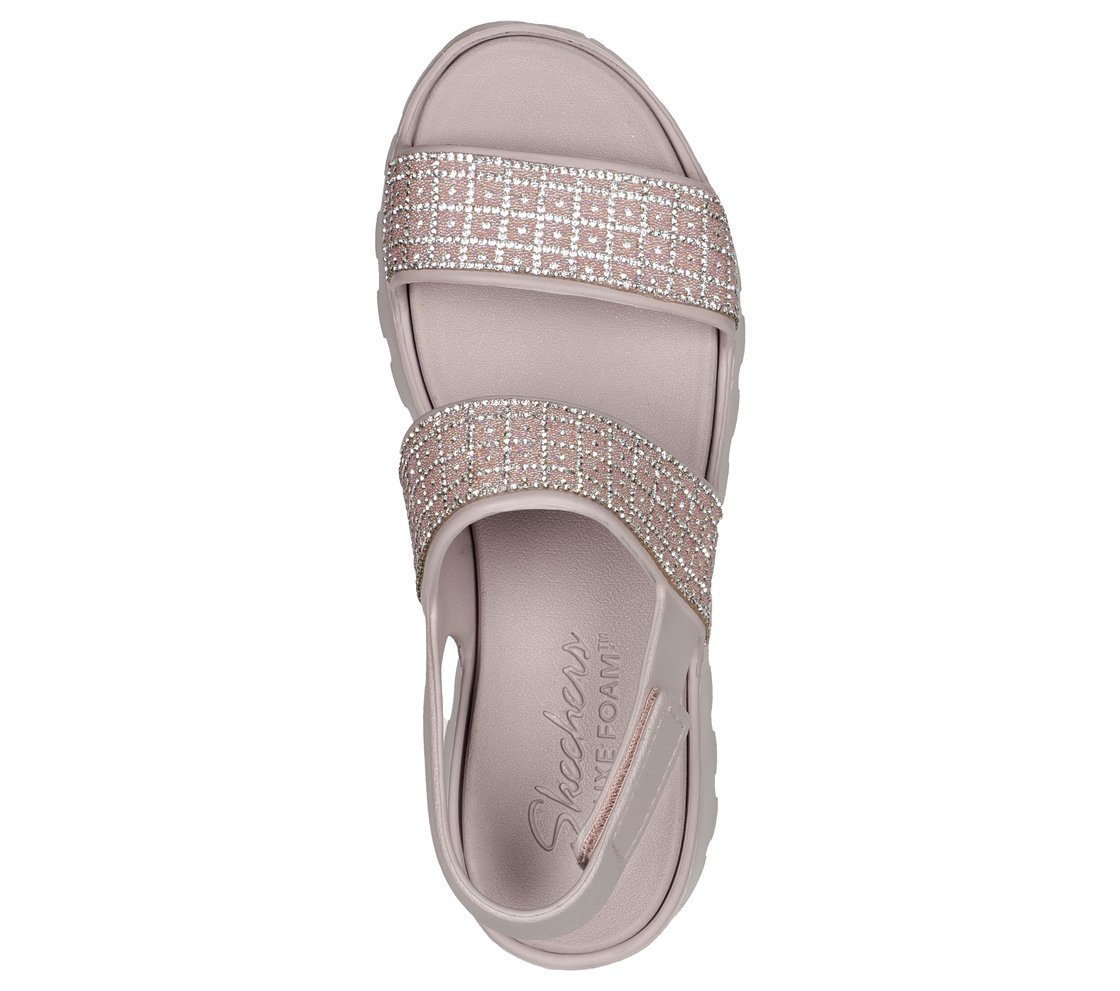 FOAMIES: FOOTSTEPS - GLAM VIBE, Mauve Footwear Top View