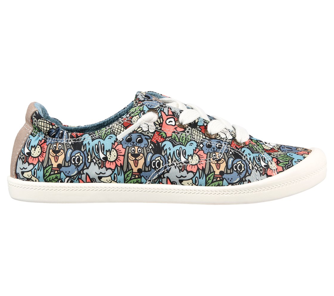 BEACH BINGO - FRUITY PUPS, TAUPE/MULTI Footwear Lateral View