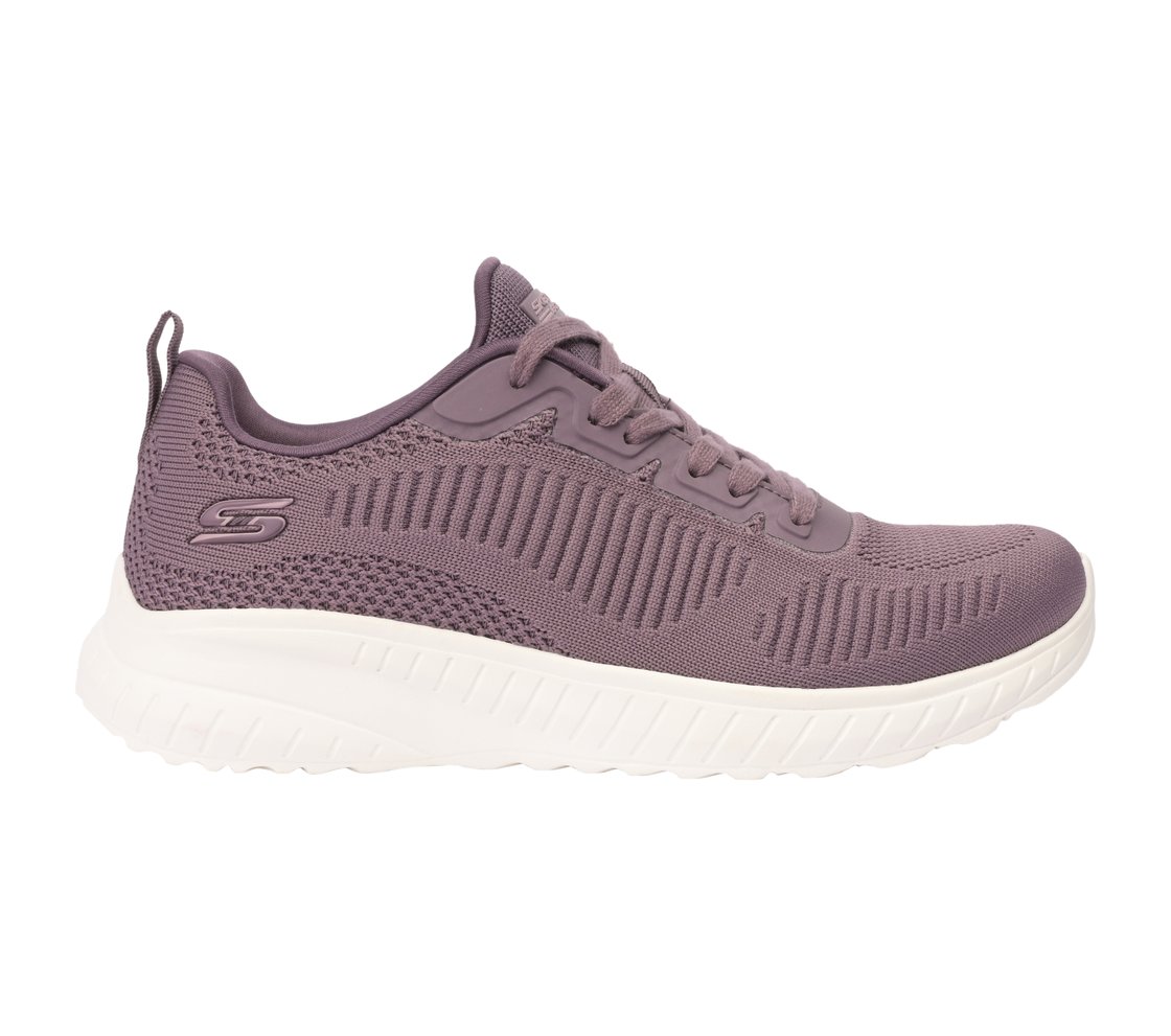 BOBS SQUAD CHAOS, PURPLE Footwear Lateral View