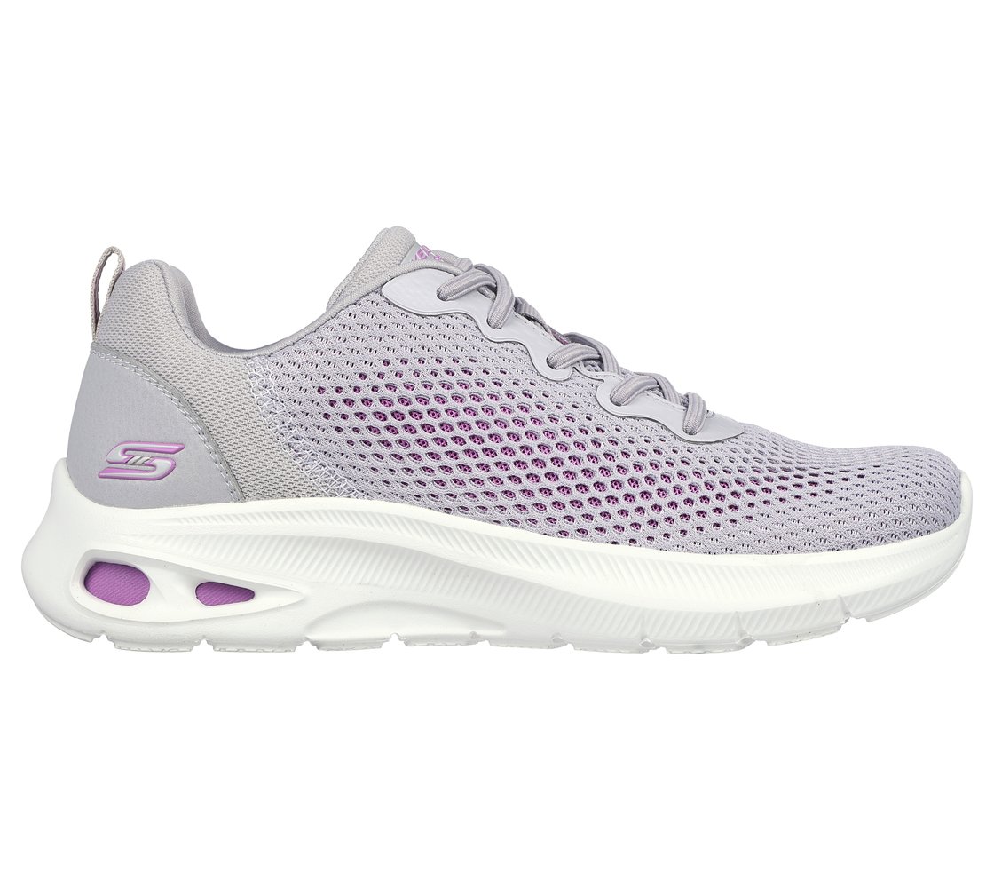 BOBS UNITY - HINT OF COLOR, GREY Footwear Lateral View