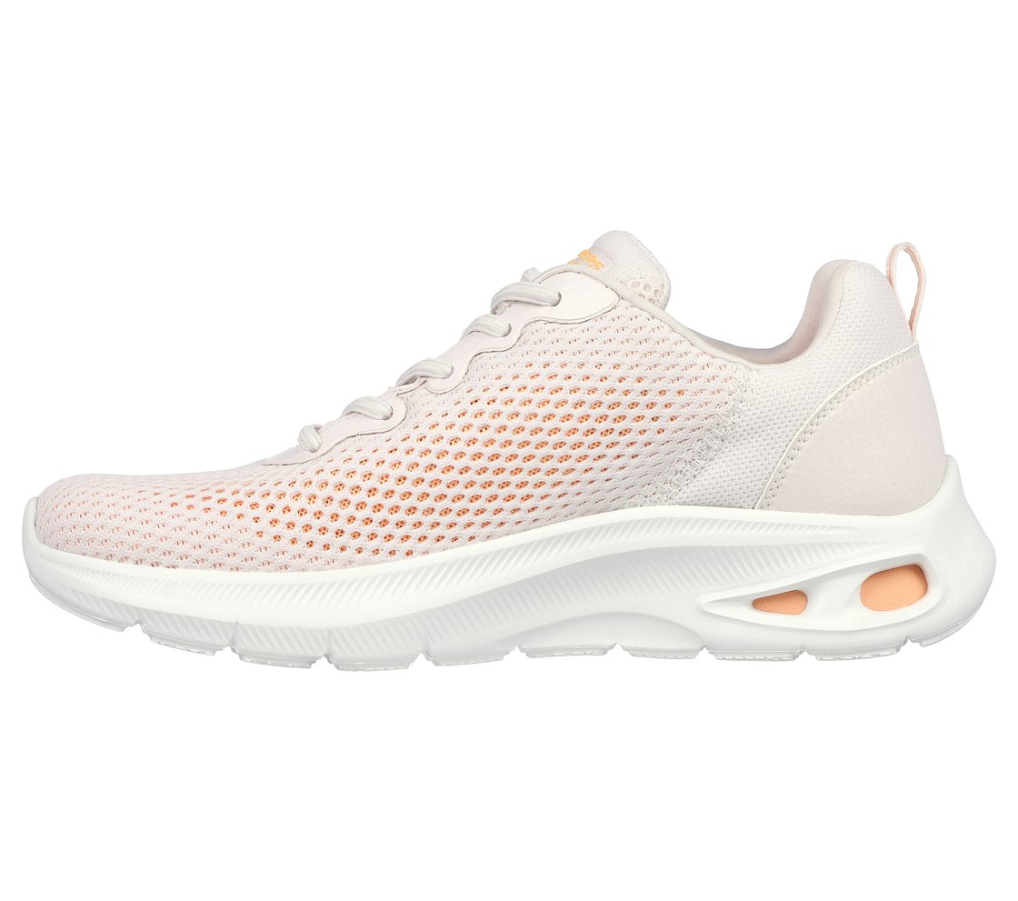 BOBS UNITY - HINT OF COLOR, NATURAL/ORANGE Footwear Left View