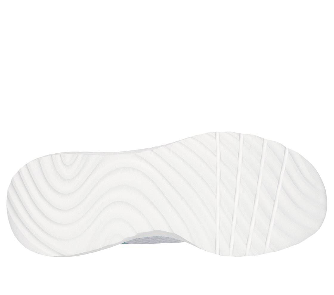 BOBS SQUAD CHAOS-STROKEOFLUCK, LIGHT GREY Footwear Bottom View