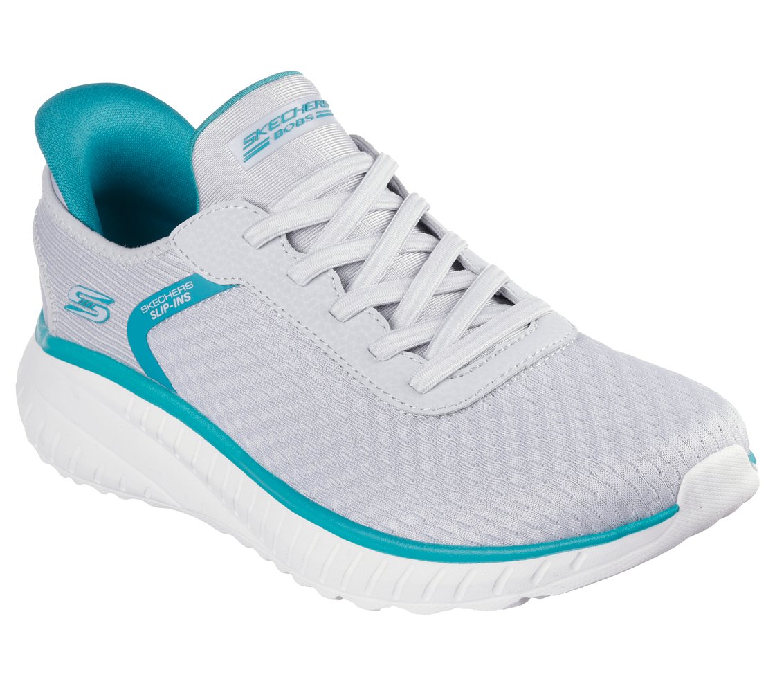 BOBS SQUAD CHAOS-STROKEOFLUCK, LIGHT GREY Footwear Right View