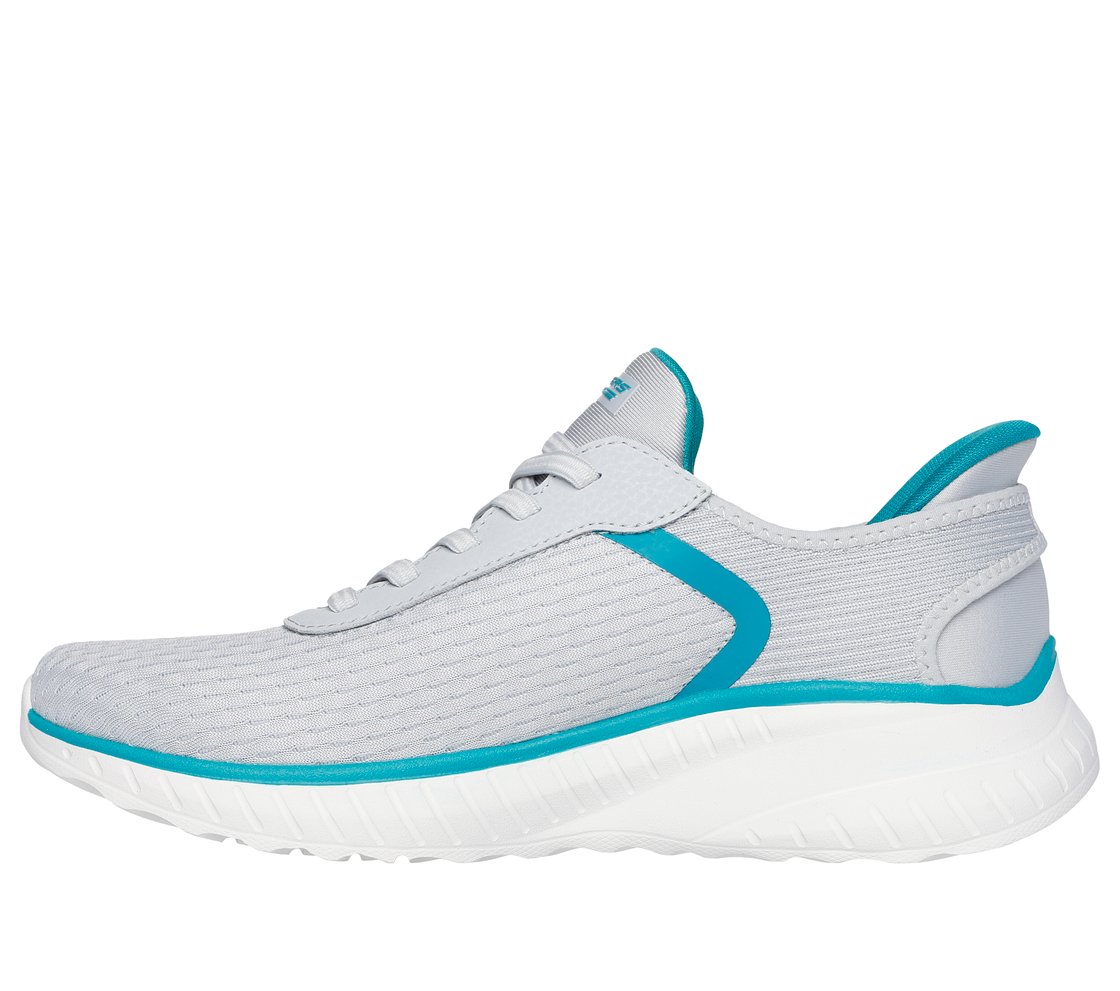 BOBS SQUAD CHAOS-STROKEOFLUCK, LIGHT GREY Footwear Left View