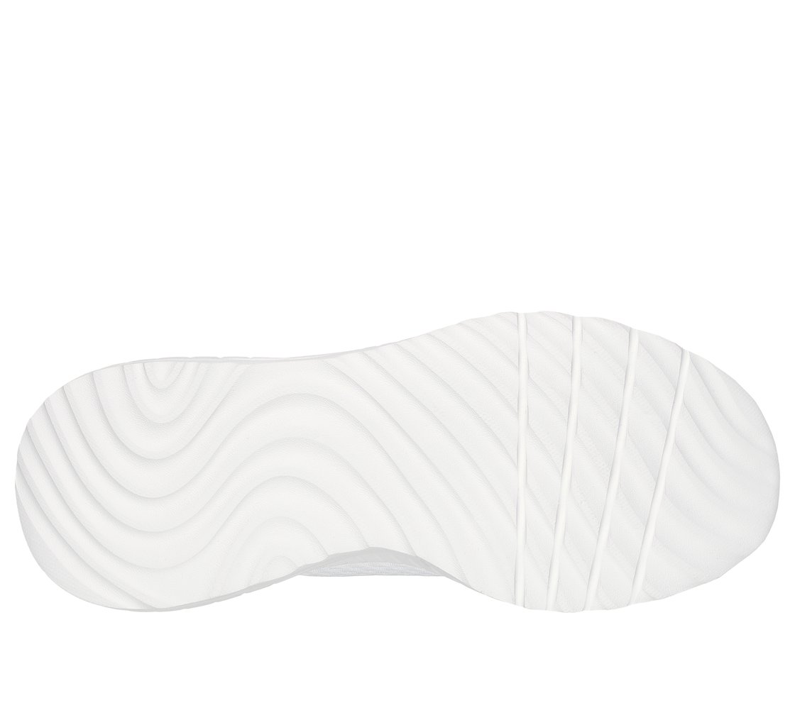 BOBS SQUAD CHAOS-STROKEOFLUCK, OFF WHITE Footwear Bottom View