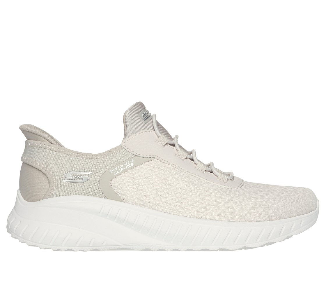 SKECHERS SLIP-INS: BOBS SPORT SQUAD CHAOS, OFF WHITE