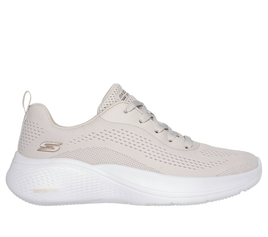 BOBS INFINITY, NATURAL Footwear Lateral View