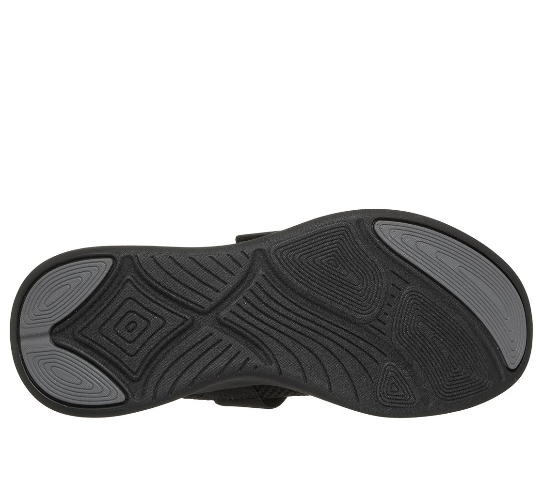 BOBS MODA FLEX, BLACK Footwear Bottom View