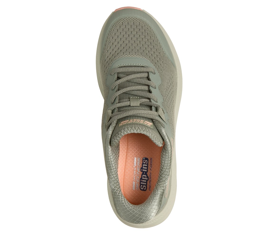 BOBS SKILLZ, OLIVE Footwear Top View