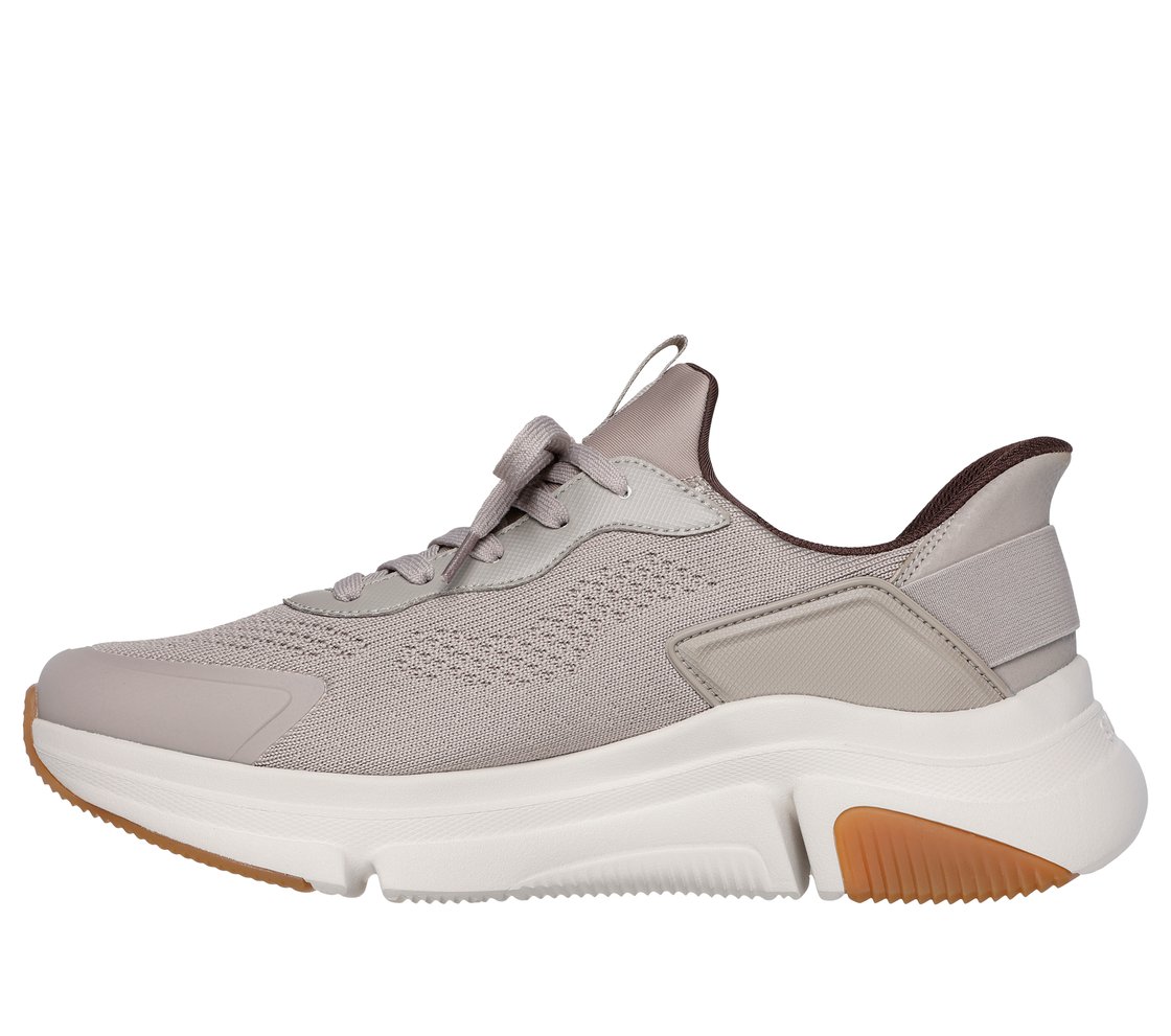 BOBS SPARROW FLEX-STEADY EDGE, TAUPE Footwear Left View
