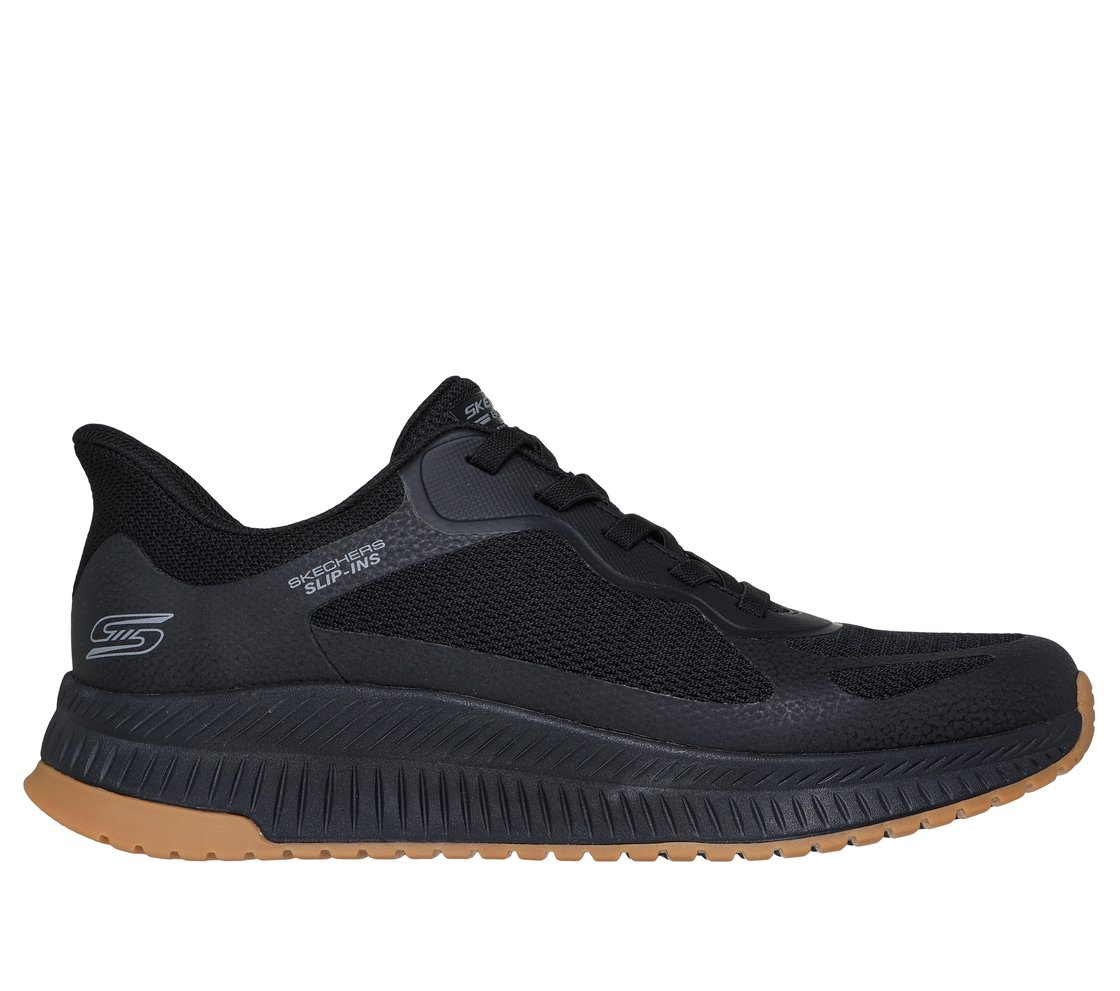 BOBS SQUAD 4, BLACK Footwear Lateral View