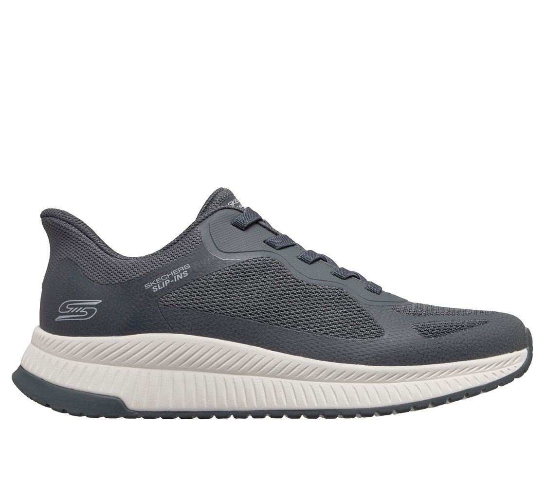 BOBS SQUAD 4, CHARCOAL Footwear Lateral View
