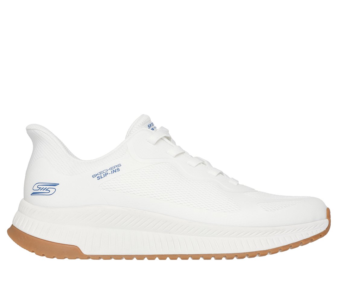 BOBS SQUAD 4, WHITE Footwear Lateral View