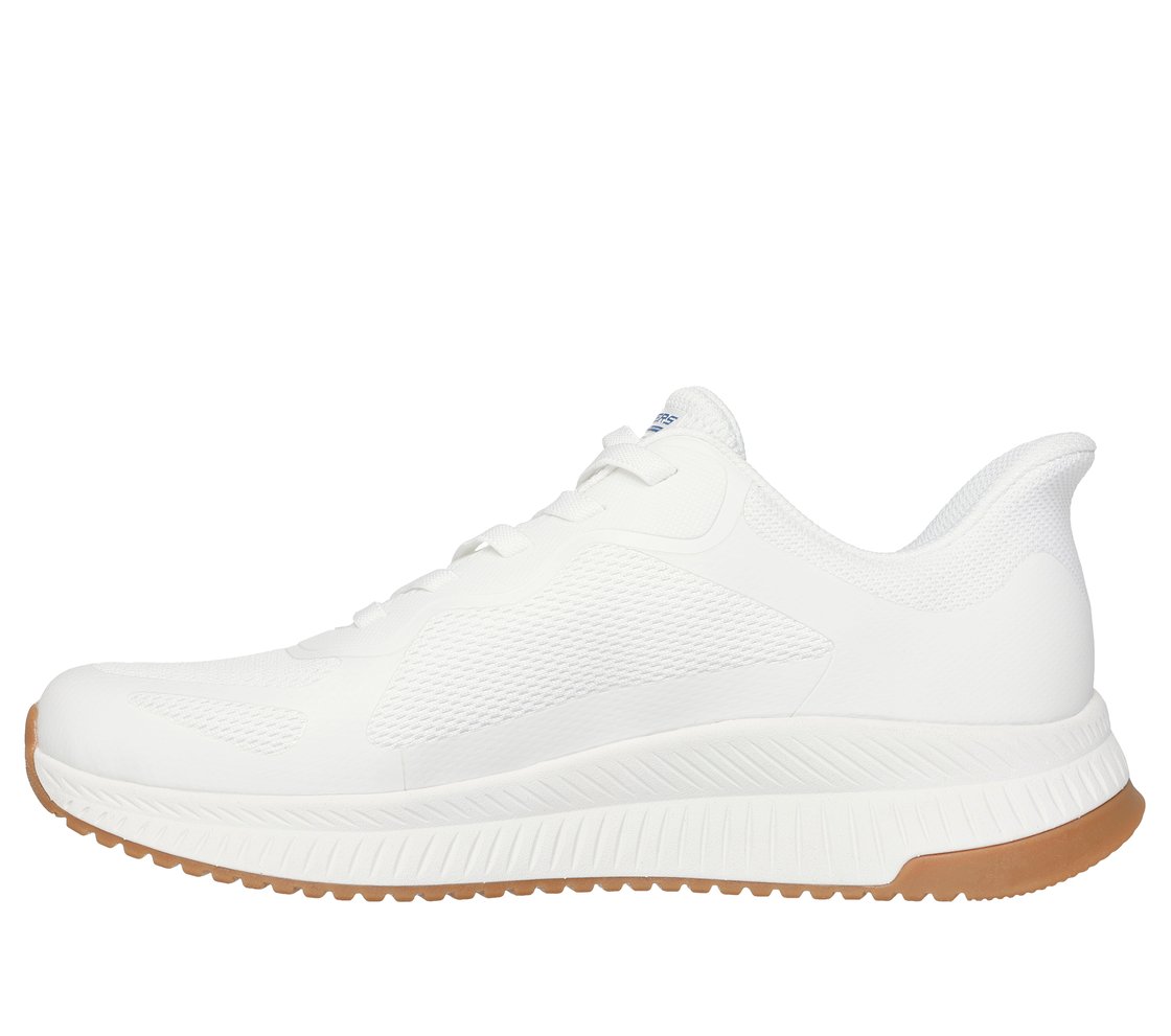 BOBS SQUAD 4, WHITE Footwear Left View