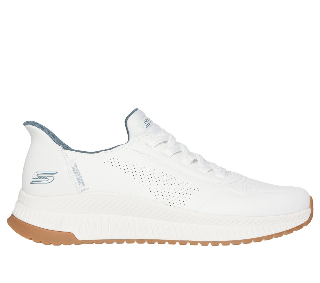 BOBS SQUAD 4 - DIRECT STEP, WHITE Footwear Lateral View
