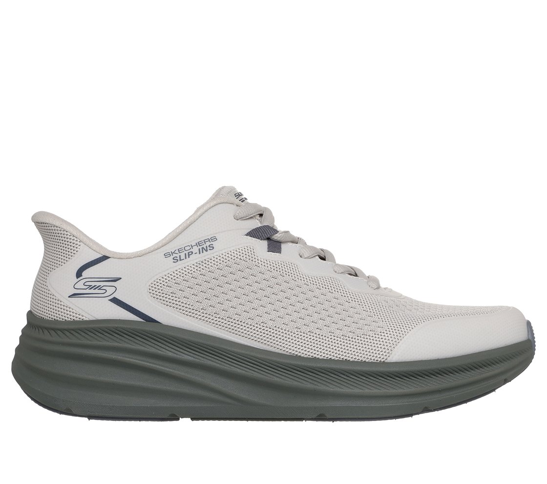 BOBS SKILLZ, NATURAL/OLIVE Footwear Lateral View