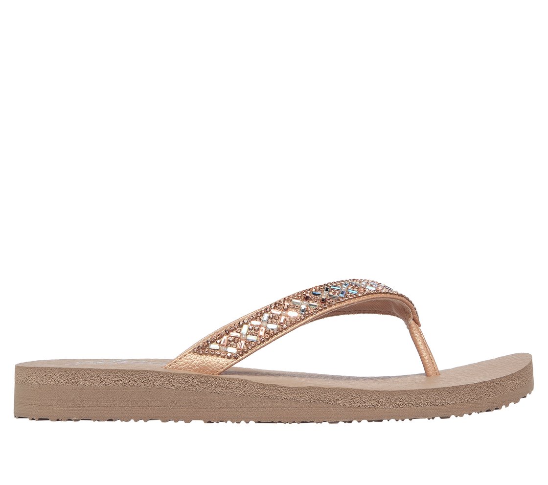 MEDITATION - LOTUS BAE, ROSE GOLD Footwear Lateral View