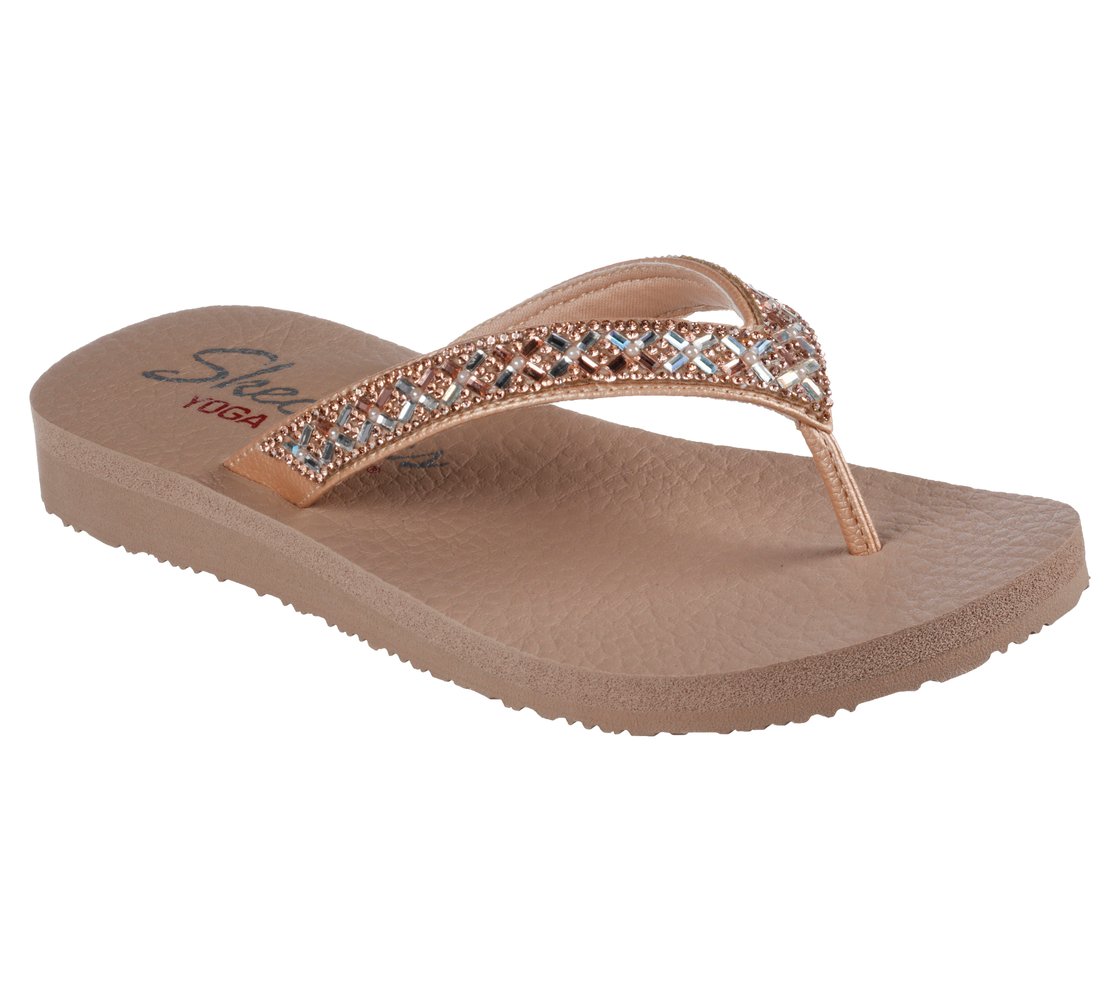 MEDITATION - LOTUS BAE, ROSE GOLD Footwear Right View