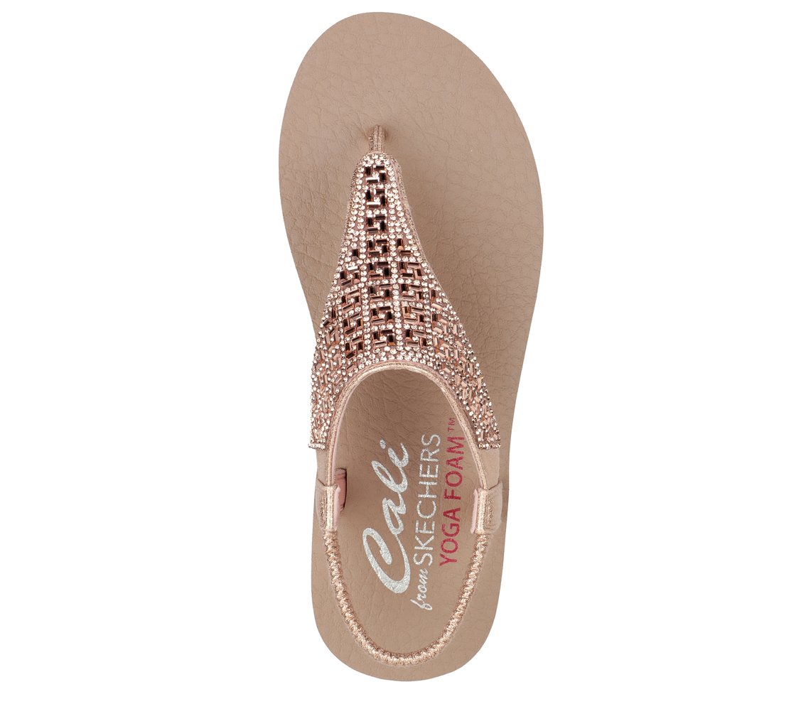 MEDITATION - SWEET ROCK, ROSE GOLD Footwear Top View
