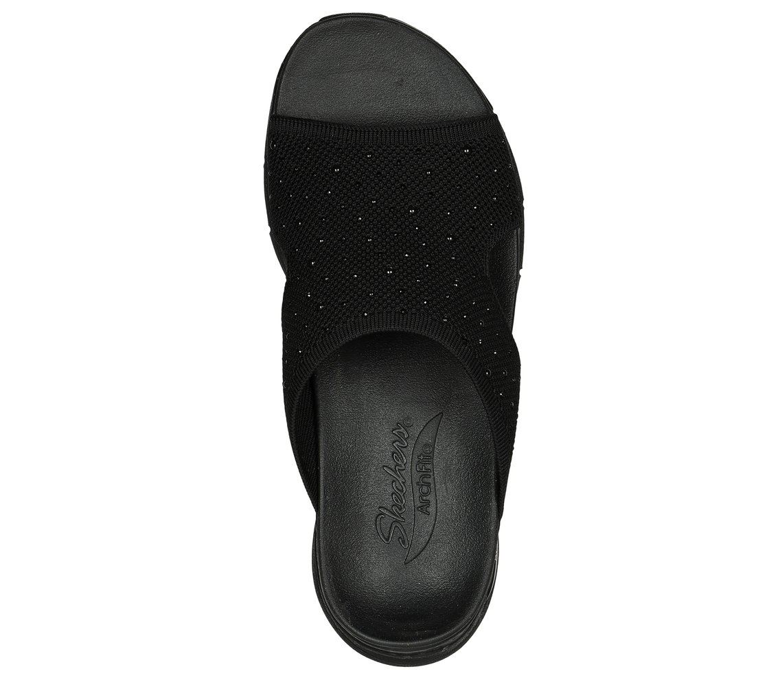 ARCH FIT - SWEET MONET, BLACK Footwear Top View