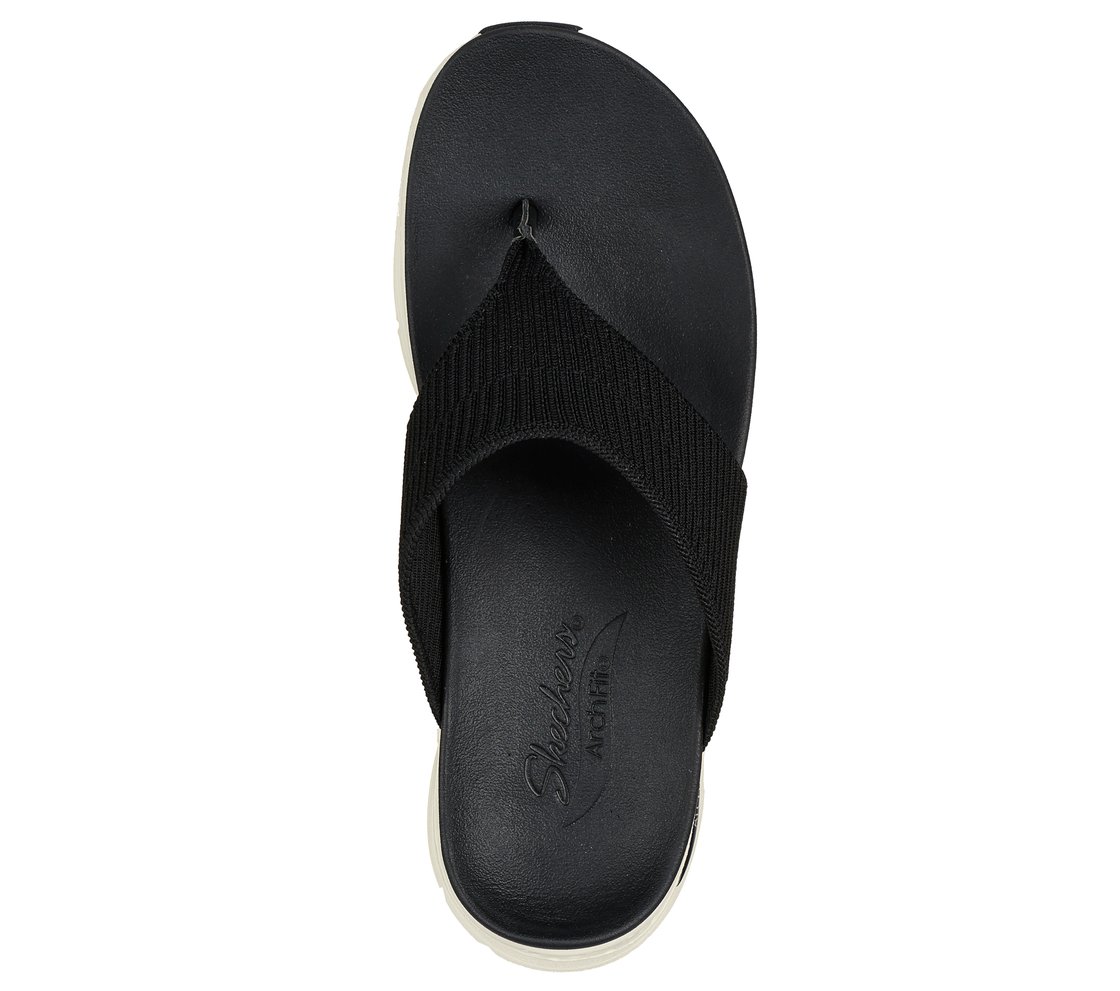 ARCH FIT - EASY DAY, BLACK Footwear Top View