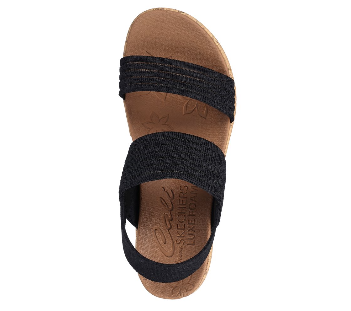 BEVERLEE - SHEER LUCK, BBBBLACK Footwear Top View