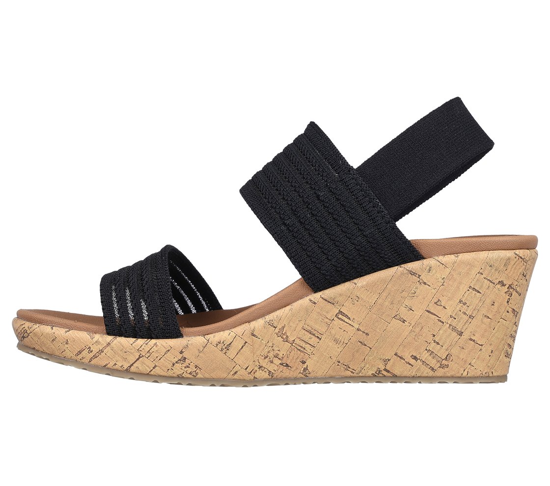 BEVERLEE - SHEER LUCK, BBBBLACK Footwear Left View