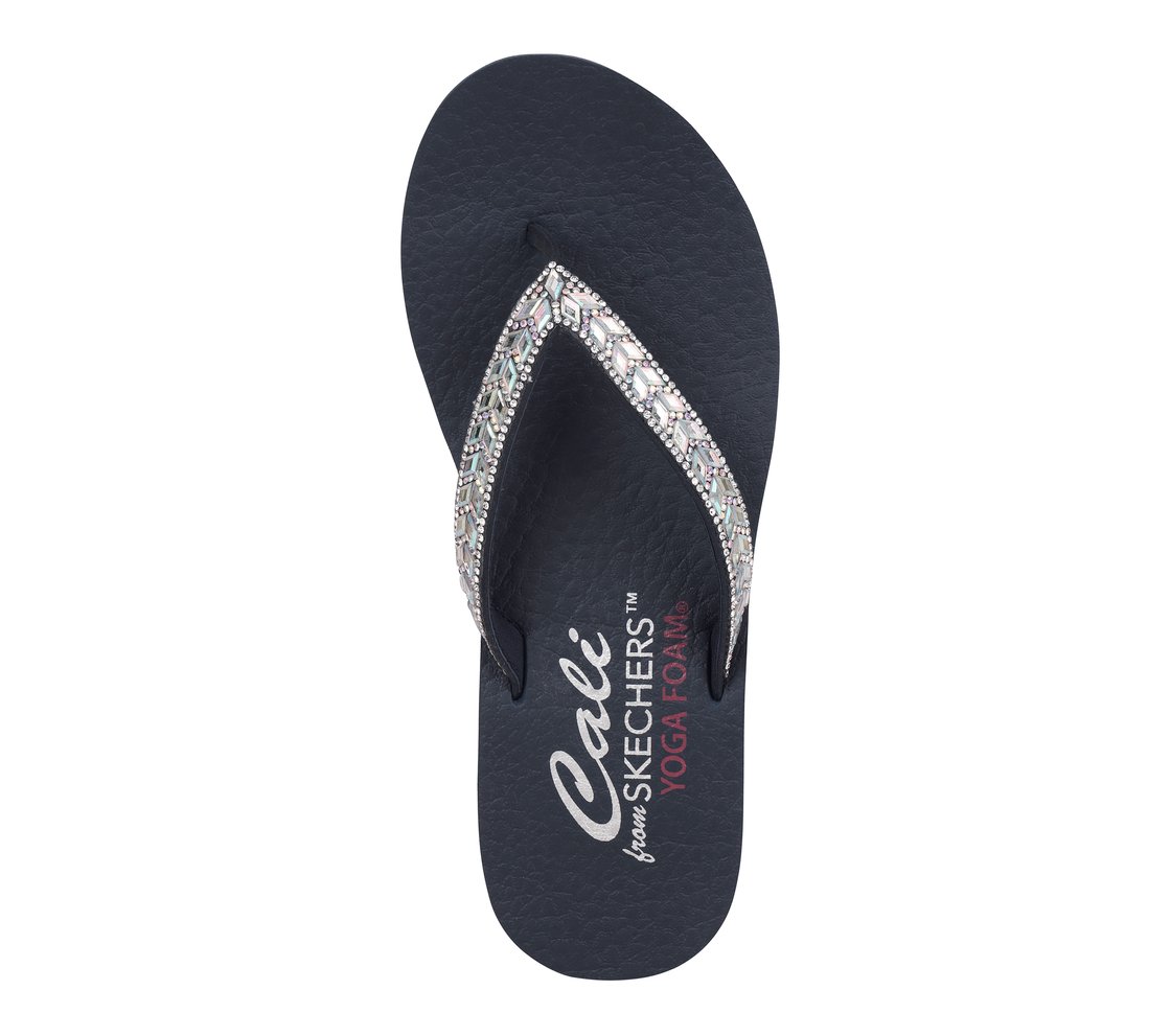 MEDITATION - CLEAR WATERS, NVY/SLVR Footwear Top View