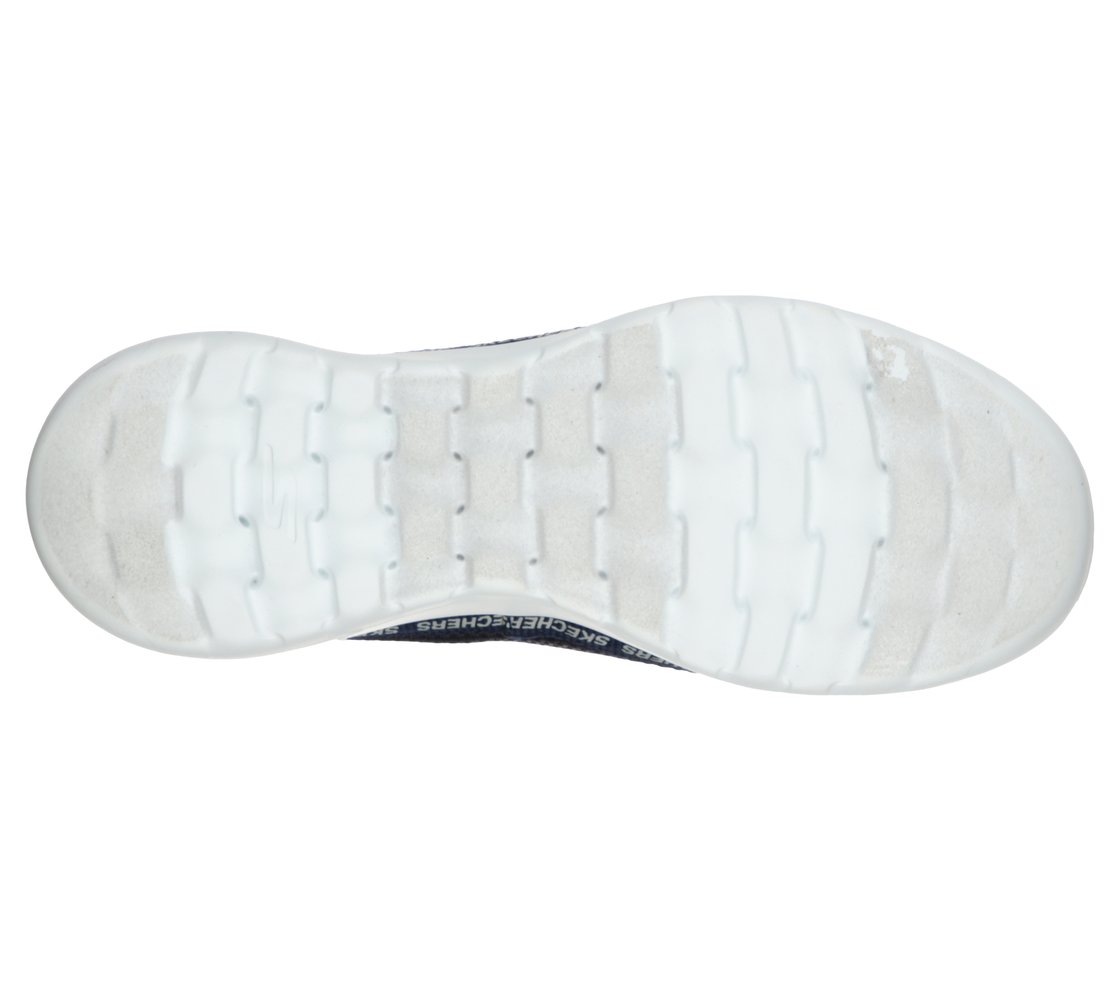 GO WALK JOY- POPULAR, NAVY/WHITE Footwear Bottom View
