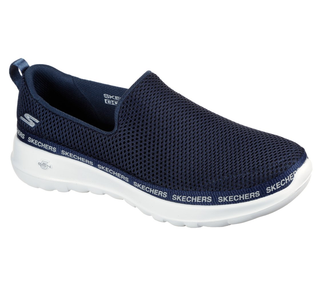 GO WALK JOY- POPULAR, NAVY/WHITE Footwear Right View