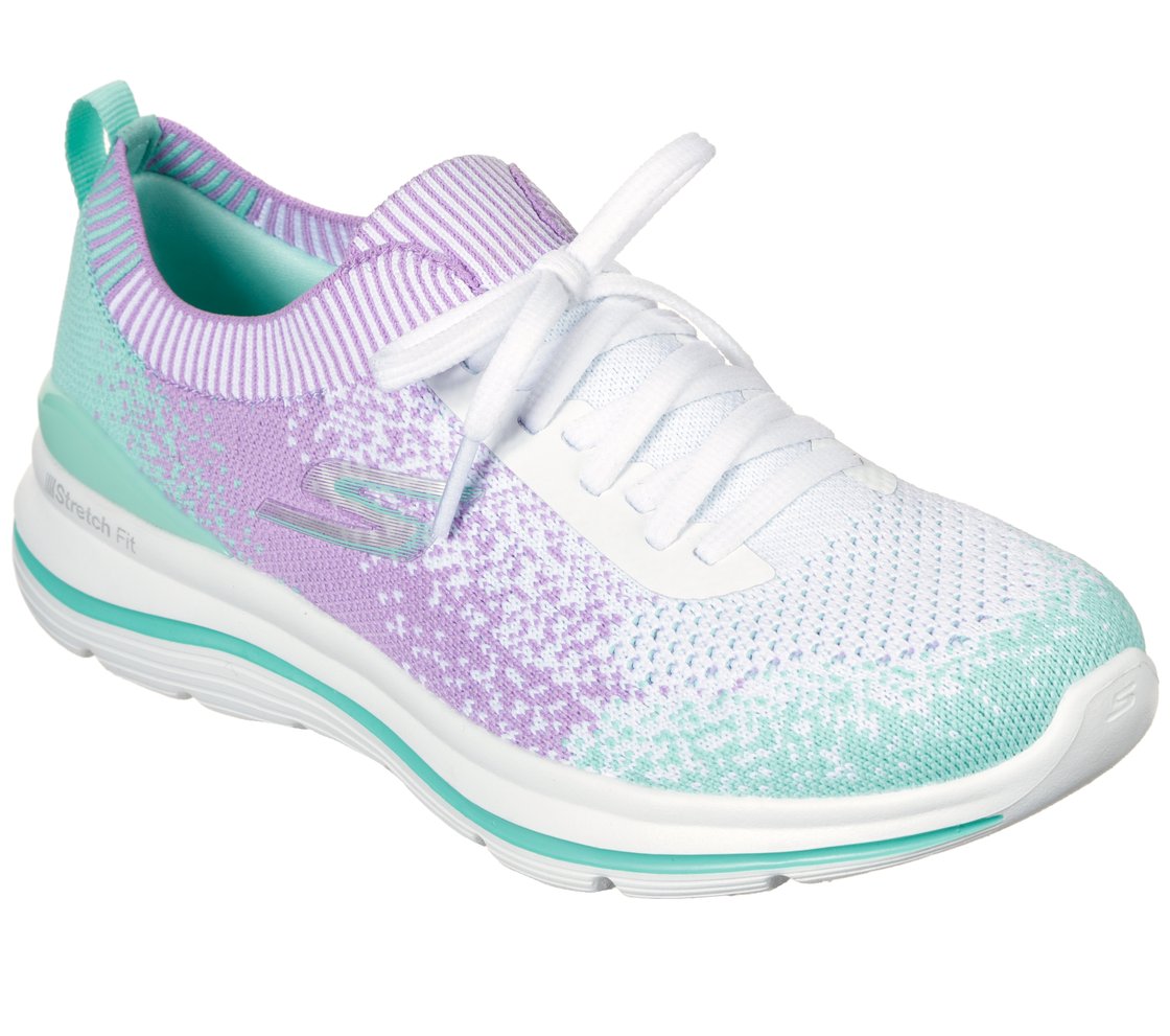 GO WALK STRETCH FIT, WHITE/MULTI Footwear Right View