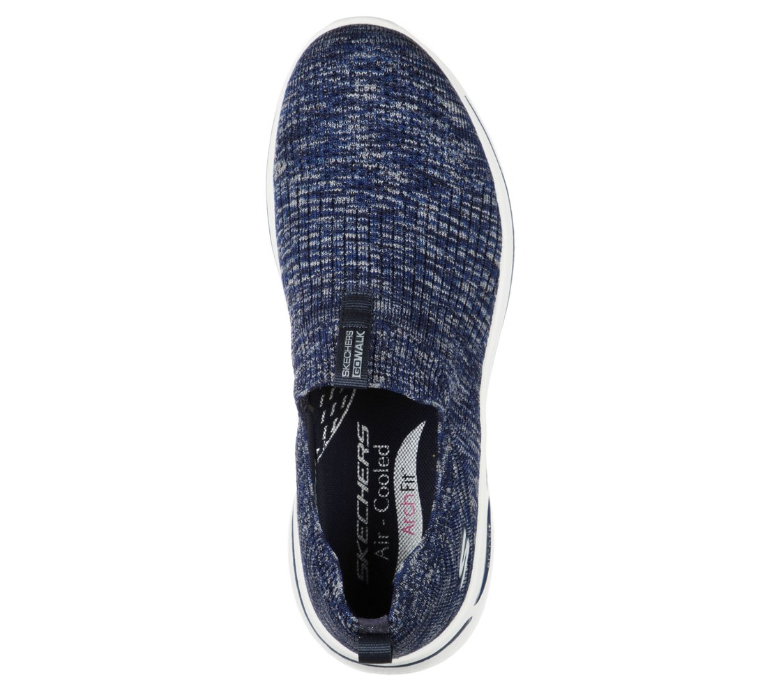 GO WALK ARCH FIT-RAINBOW SUNR,  Footwear Top View
