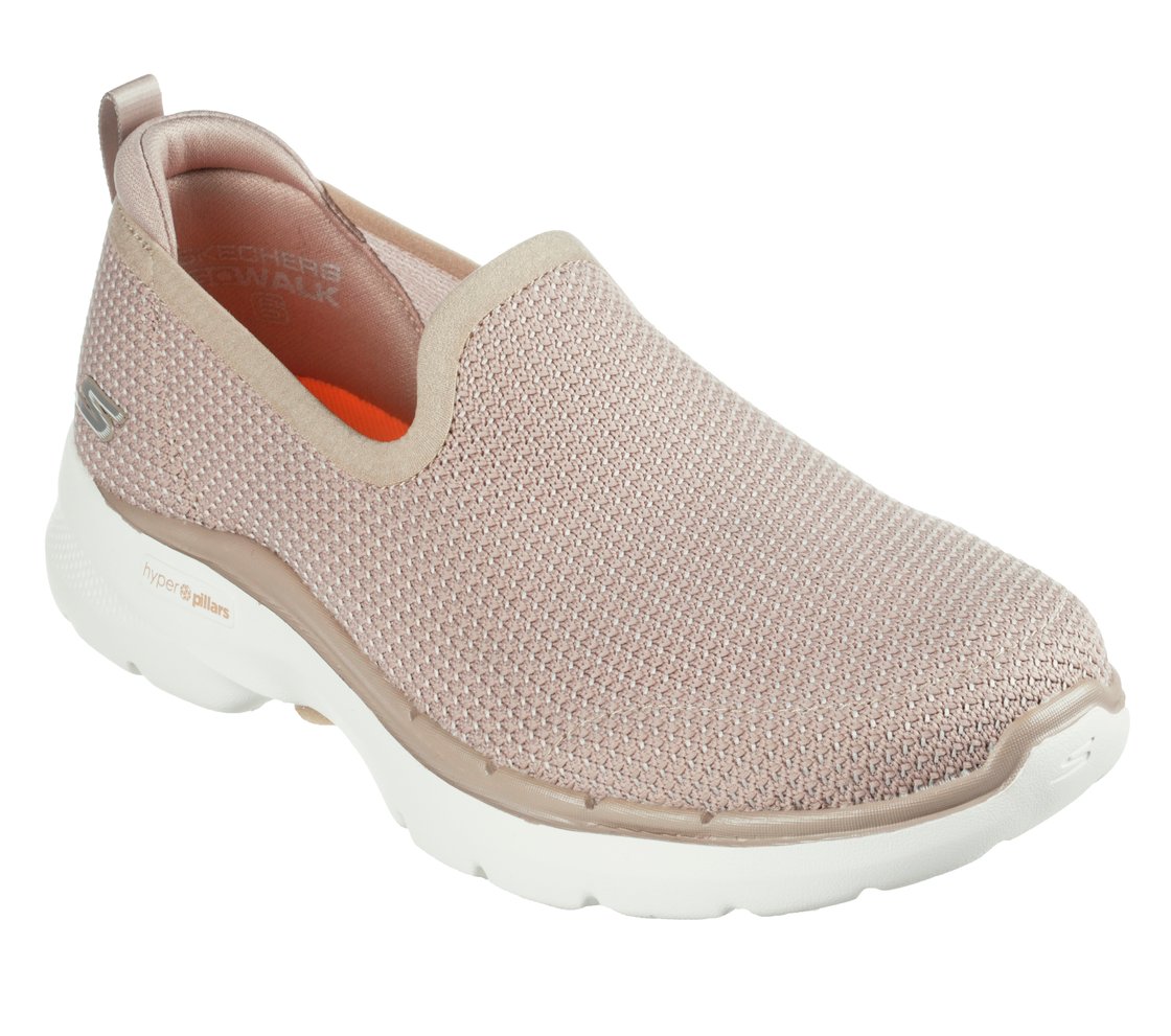 GO WALK 6 - CLEAR VIRTUE, NATURAL Footwear Right View