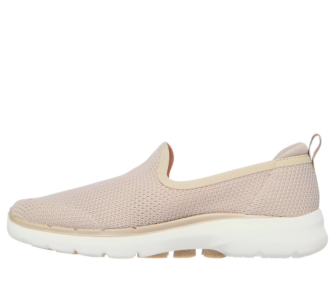GO WALK 6 - CLEAR VIRTUE, NATURAL Footwear Left View