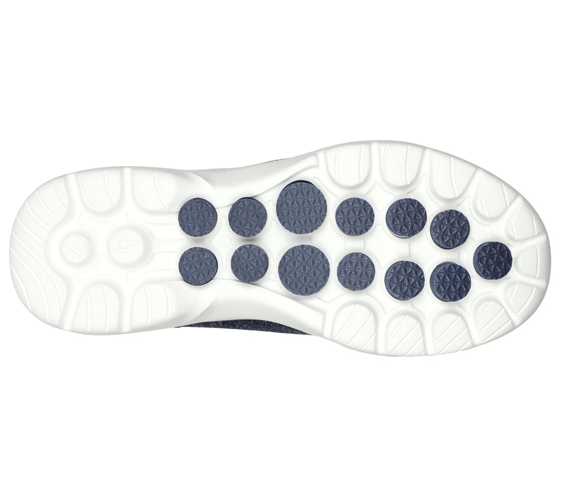 GO WALK 6 - GRAND HORIZON, NAVY/WHITE Footwear Bottom View