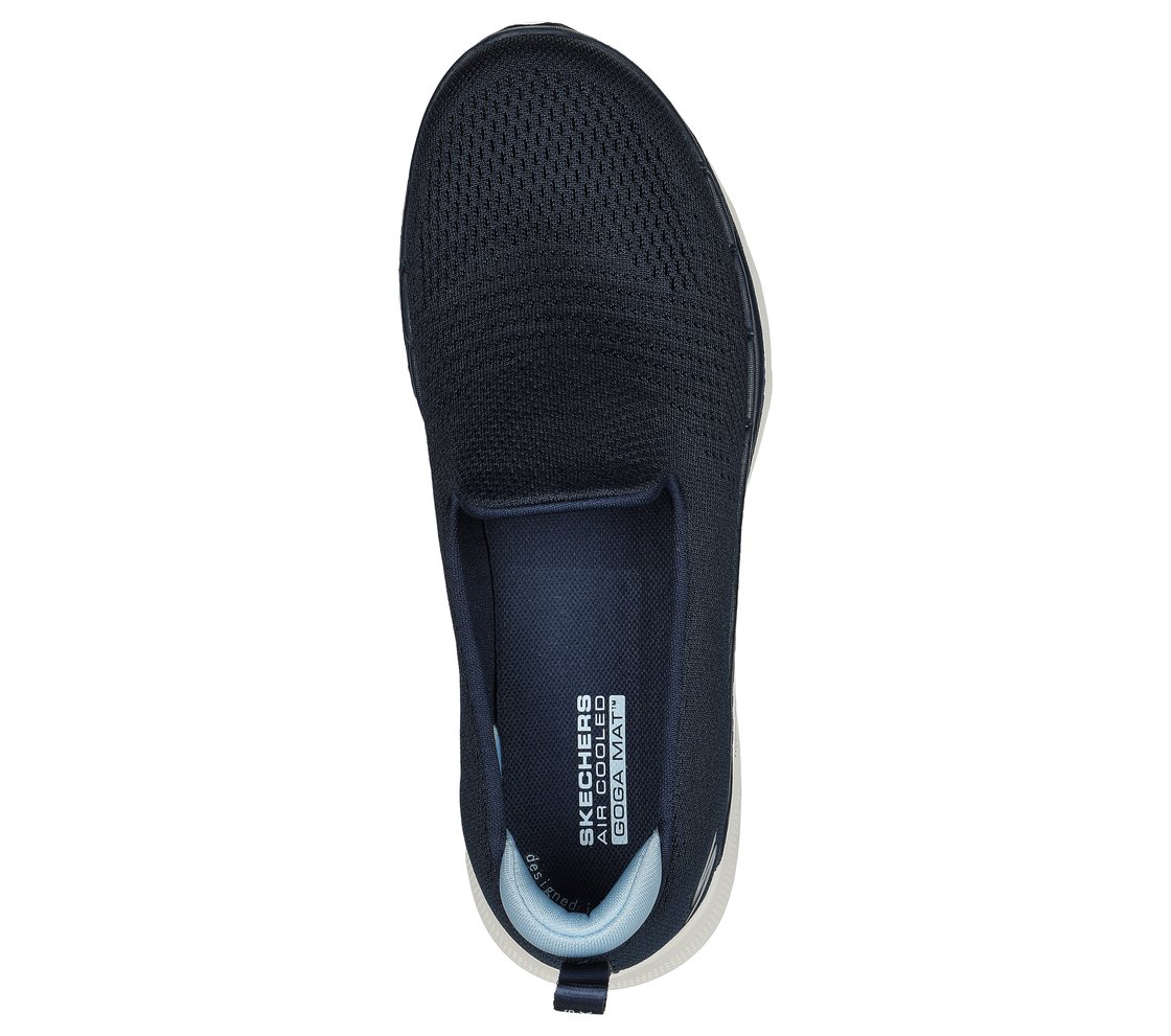GO WALK 6 - OCEAN SPLASH, NAVY/LIGHT BLUE Footwear Top View